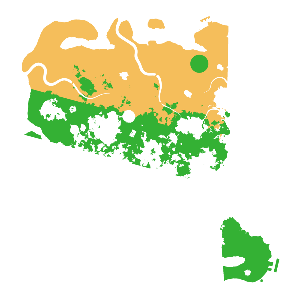 Biome Rust Map: Procedural Map, Size: 4500, Seed: 506517481