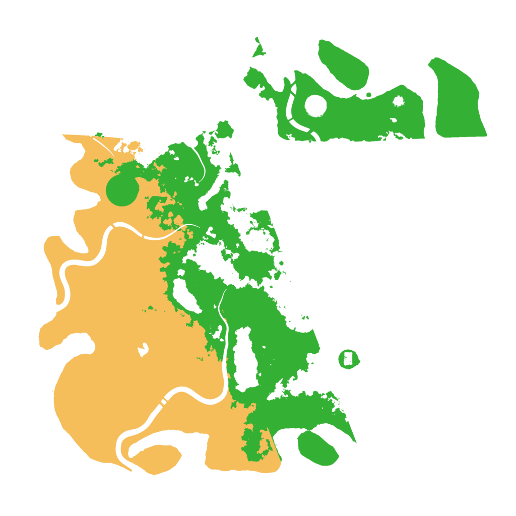 Biome Rust Map: Procedural Map, Size: 4250, Seed: 2087536076