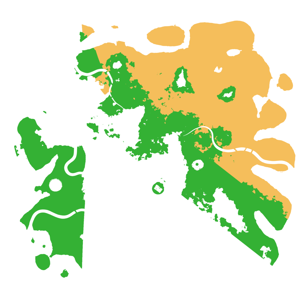 Biome Rust Map: Procedural Map, Size: 4250, Seed: 66247411