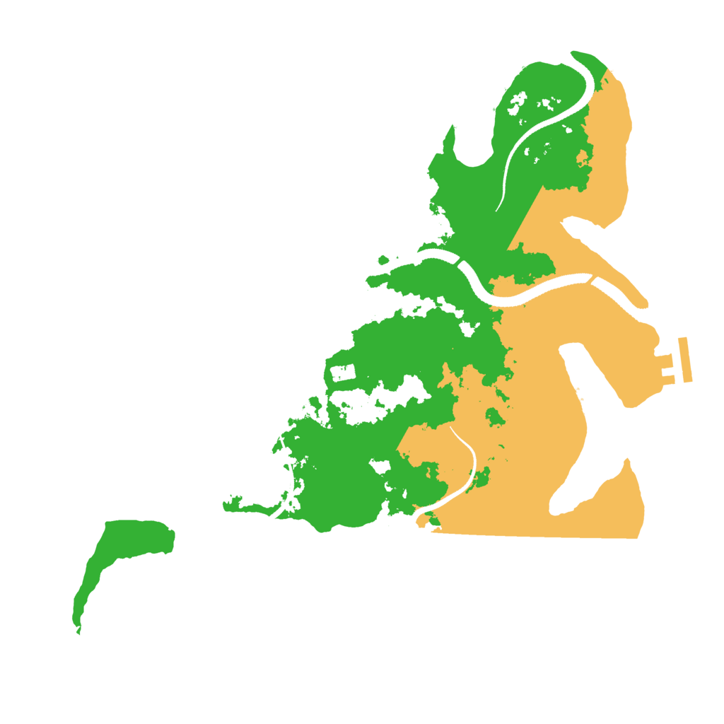 Biome Rust Map: Procedural Map, Size: 3250, Seed: 328267933