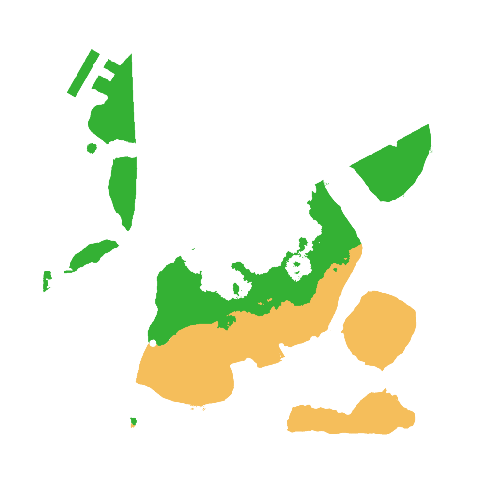 Biome Rust Map: Procedural Map, Size: 2000, Seed: 5212