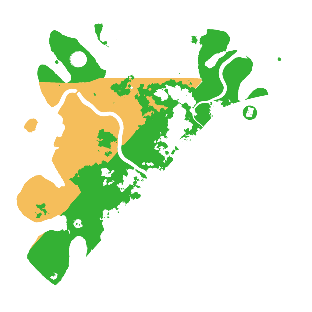 Biome Rust Map: Procedural Map, Size: 3500, Seed: 617744436