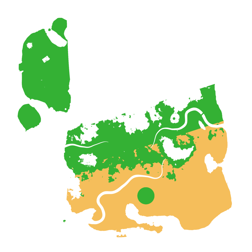 Biome Rust Map: Procedural Map, Size: 3900, Seed: 1990558648