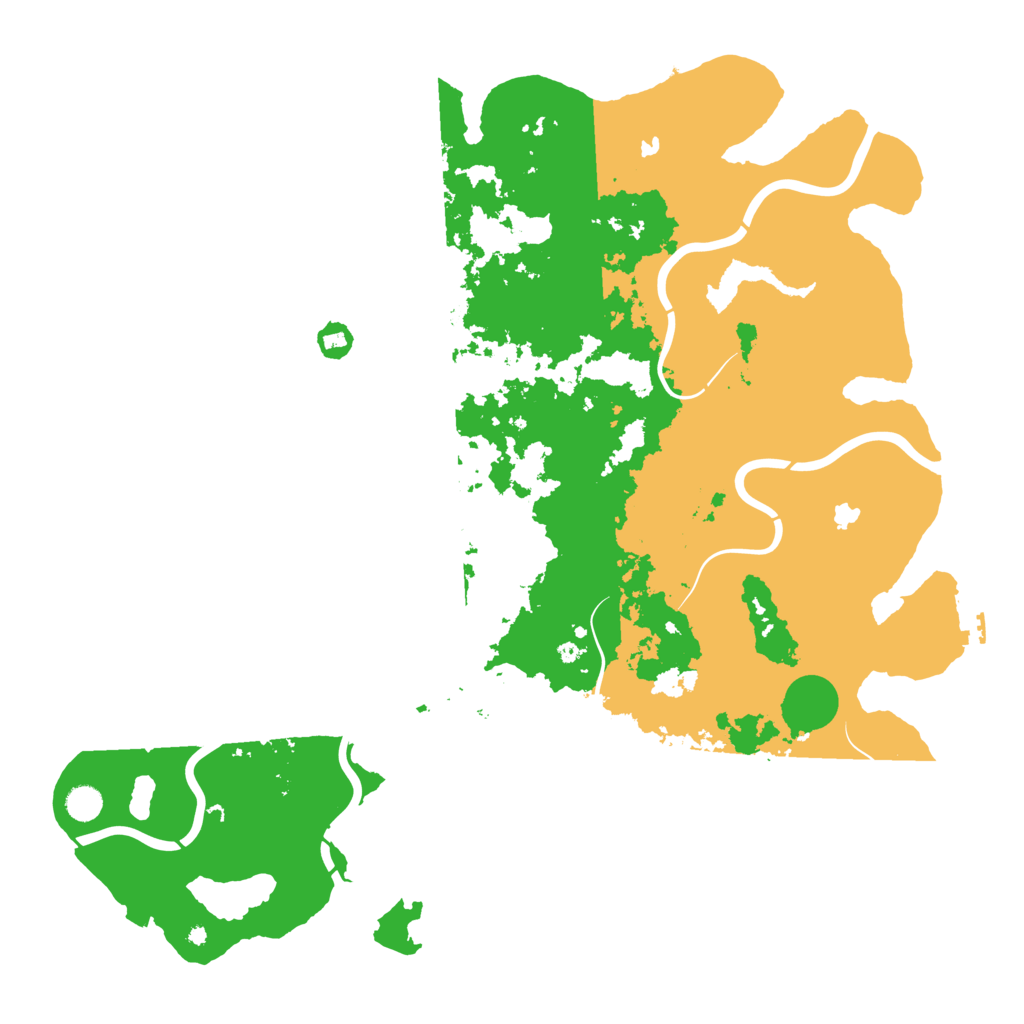 Biome Rust Map: Procedural Map, Size: 5000, Seed: 331419