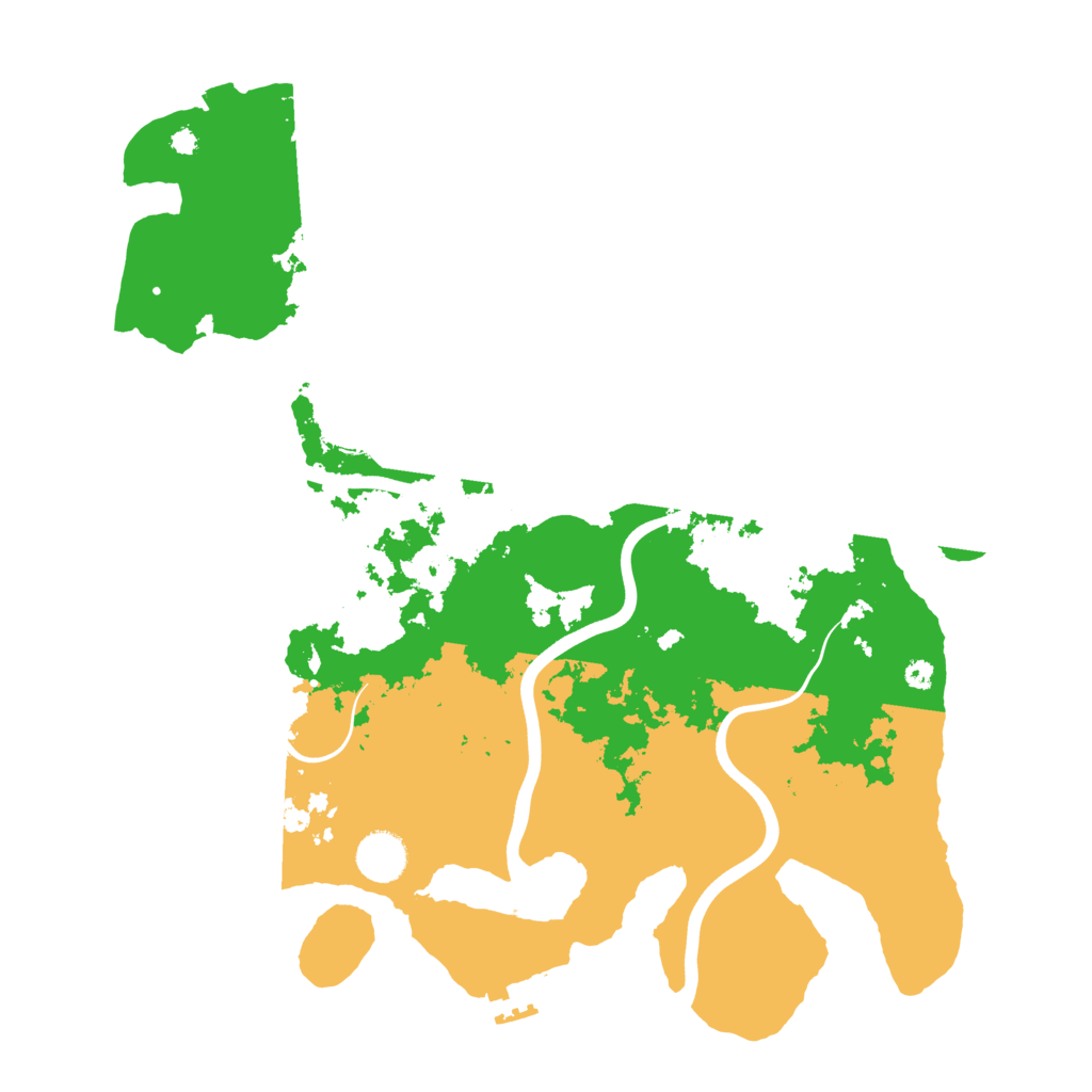 Biome Rust Map: Procedural Map, Size: 3800, Seed: 634196