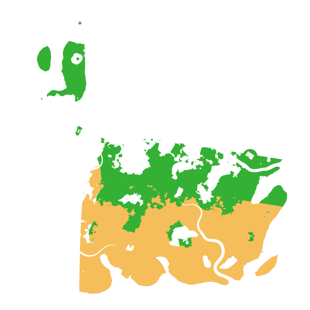 Biome Rust Map: Procedural Map, Size: 4200, Seed: 99343274