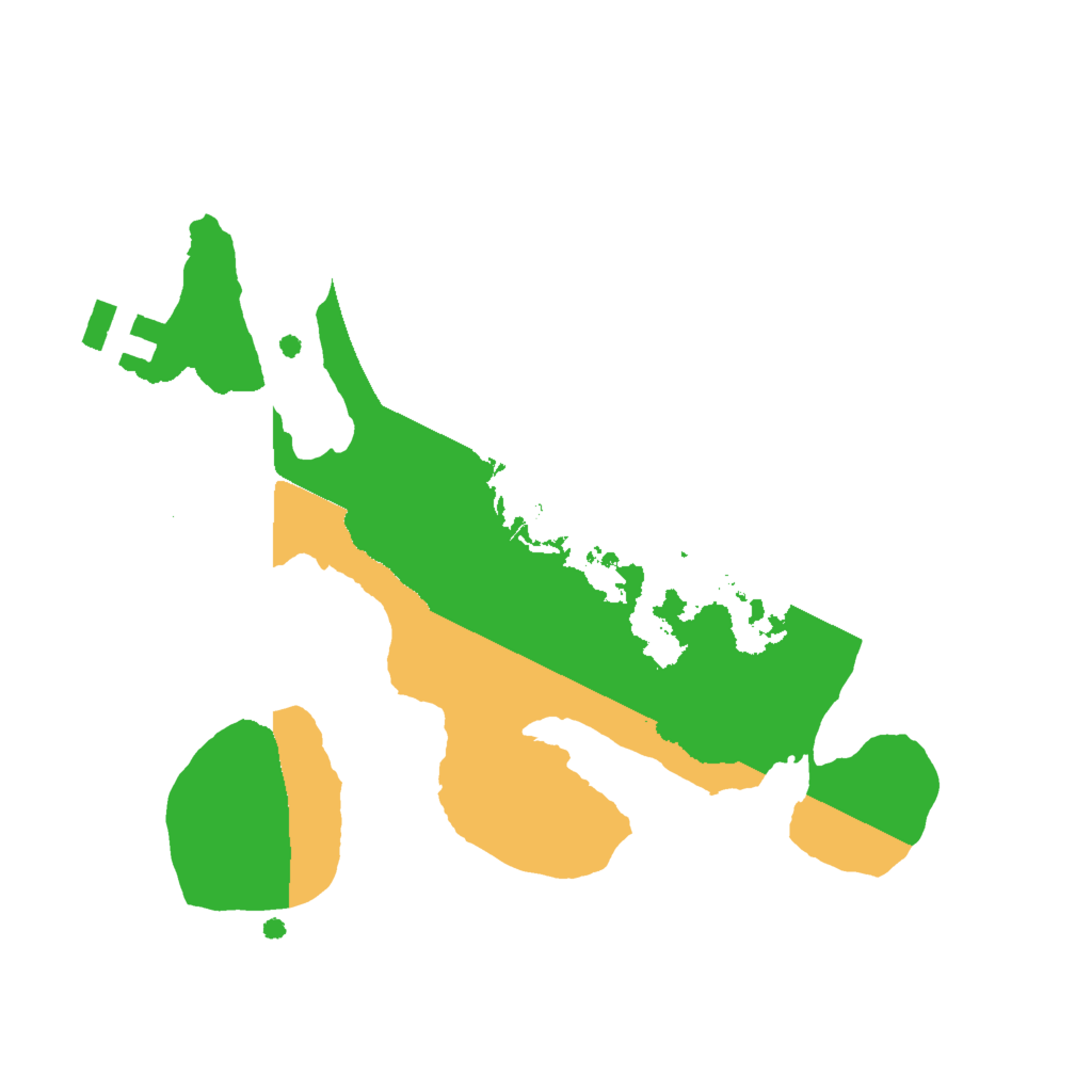 Biome Rust Map: Procedural Map, Size: 2000, Seed: 410204104