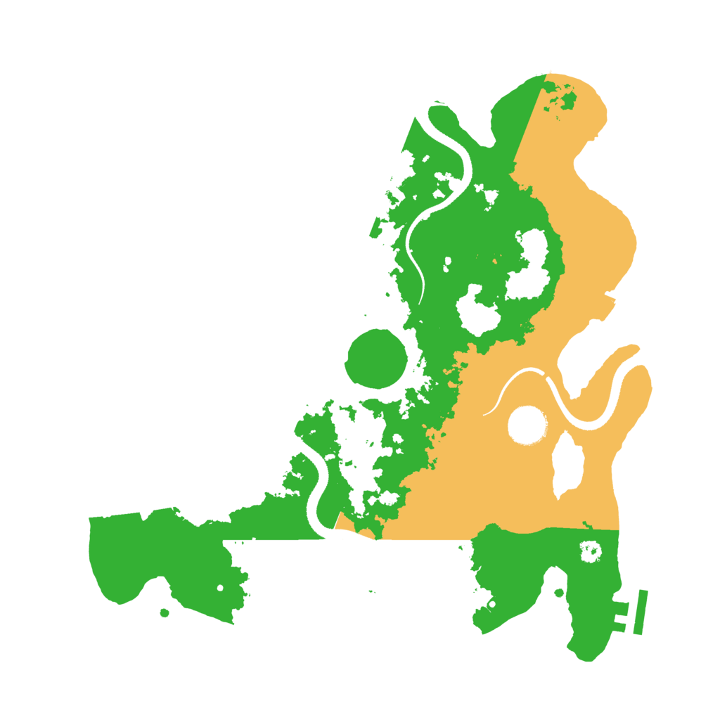 Biome Rust Map: Procedural Map, Size: 3250, Seed: 2049885278