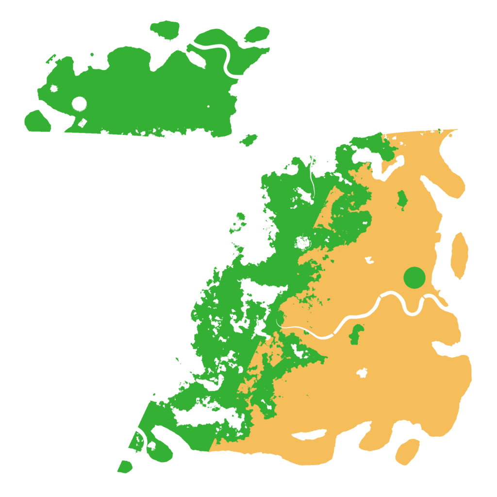 Biome Rust Map: Procedural Map, Size: 6000, Seed: 231607538