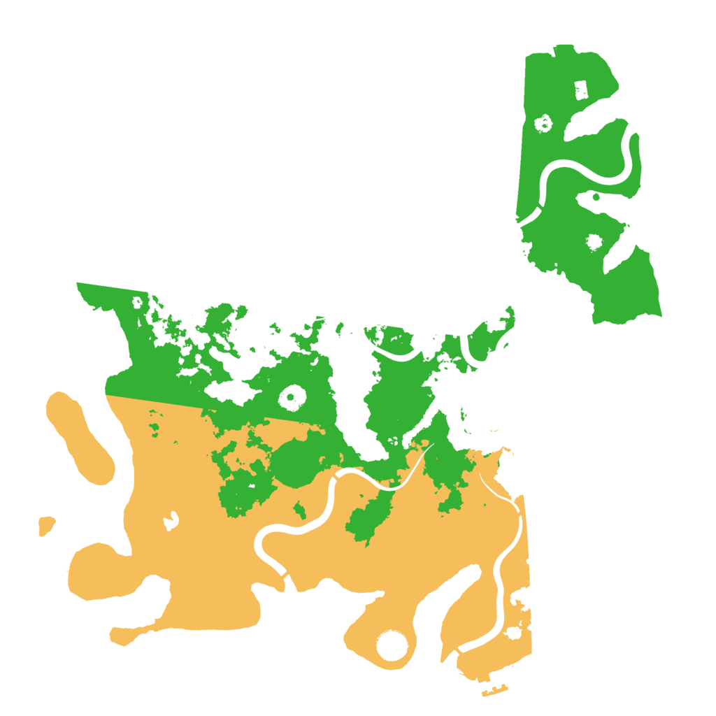 Biome Rust Map: Procedural Map, Size: 4096, Seed: 1885471059