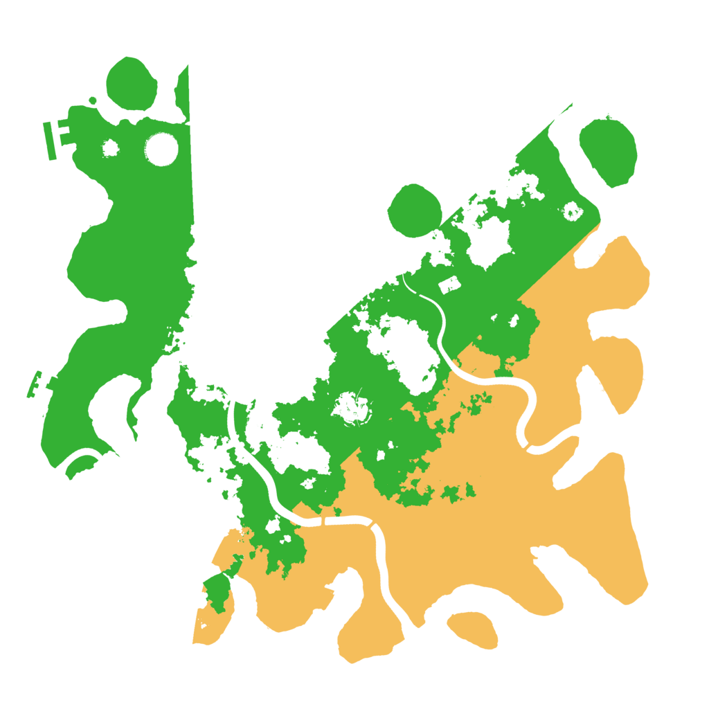 Biome Rust Map: Procedural Map, Size: 3750, Seed: 121816640
