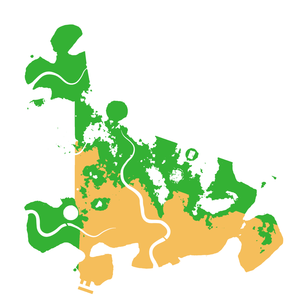 Biome Rust Map: Procedural Map, Size: 3900, Seed: 1960903994