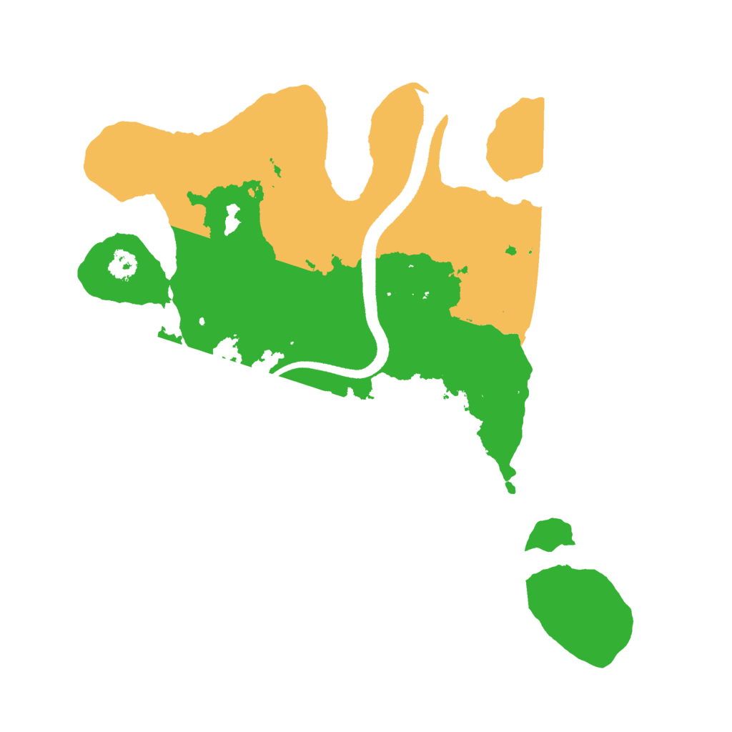 Biome Rust Map: Procedural Map, Size: 2600, Seed: 3000