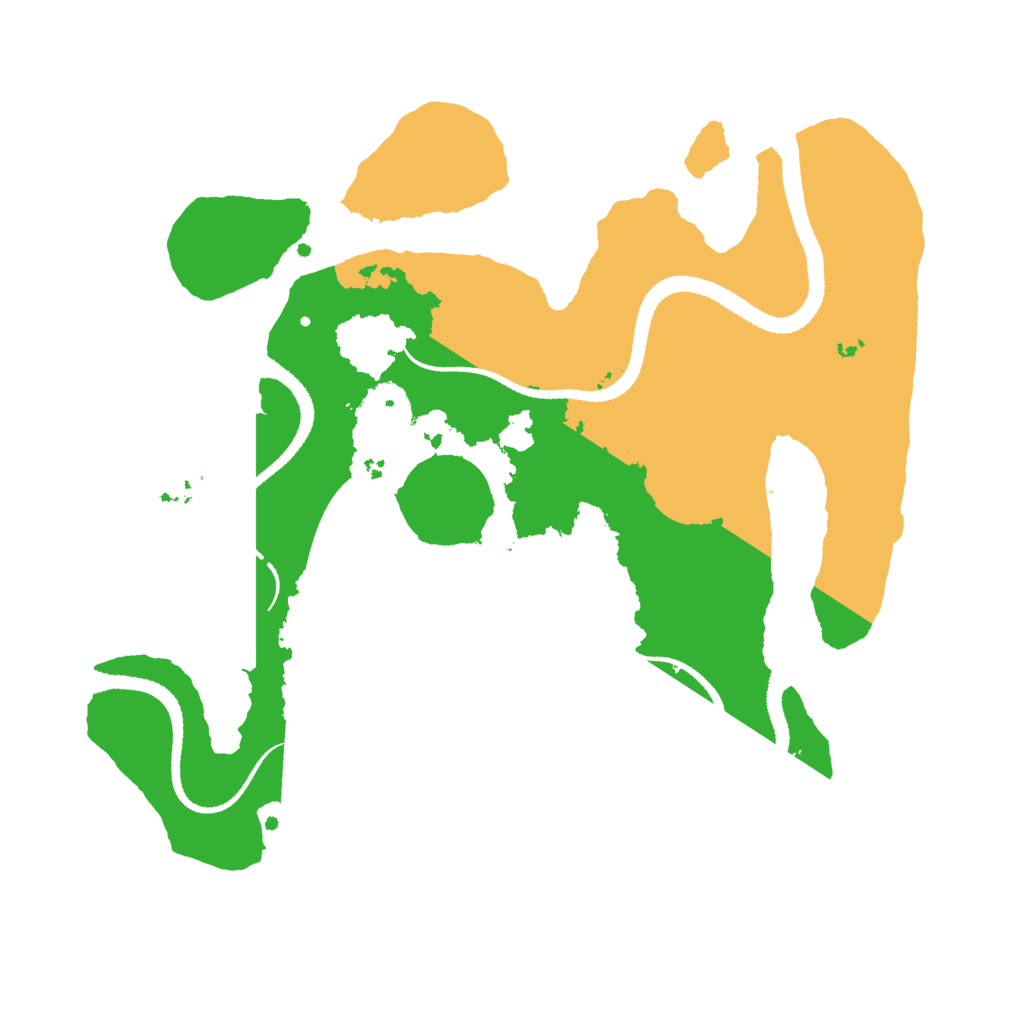 Biome Rust Map: Procedural Map, Size: 3000, Seed: 40469859