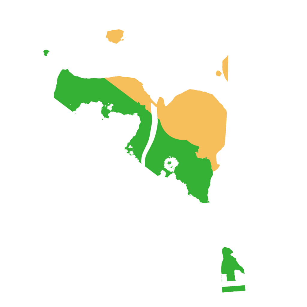 Biome Rust Map: Procedural Map, Size: 2200, Seed: 5598164