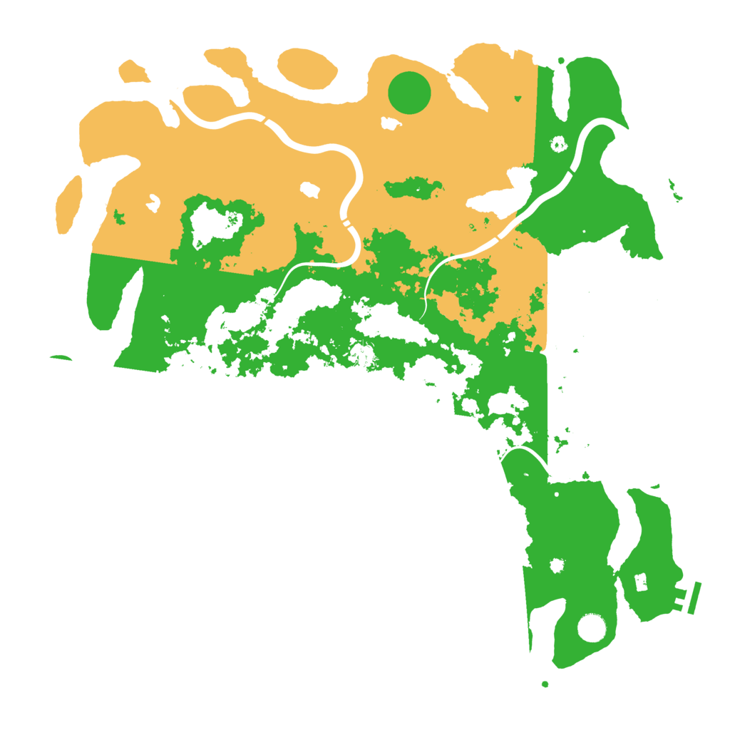 Biome Rust Map: Procedural Map, Size: 4500, Seed: 750212279