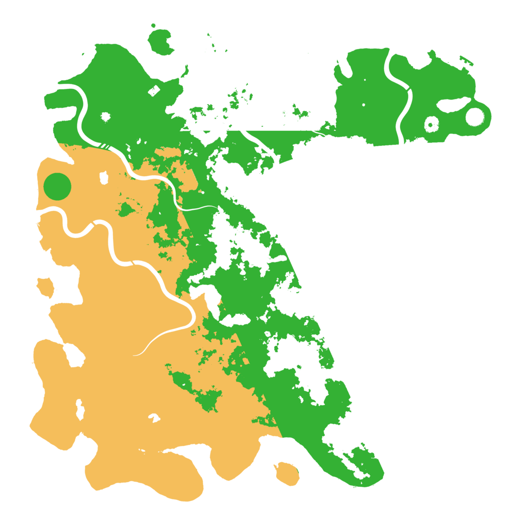 Biome Rust Map: Procedural Map, Size: 5000, Seed: 1586029484