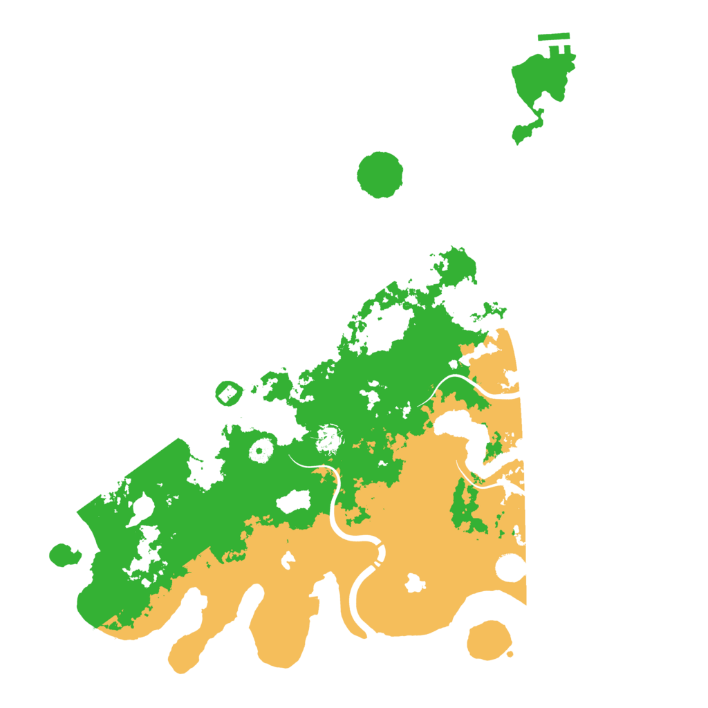 Biome Rust Map: Procedural Map, Size: 4500, Seed: 3754198