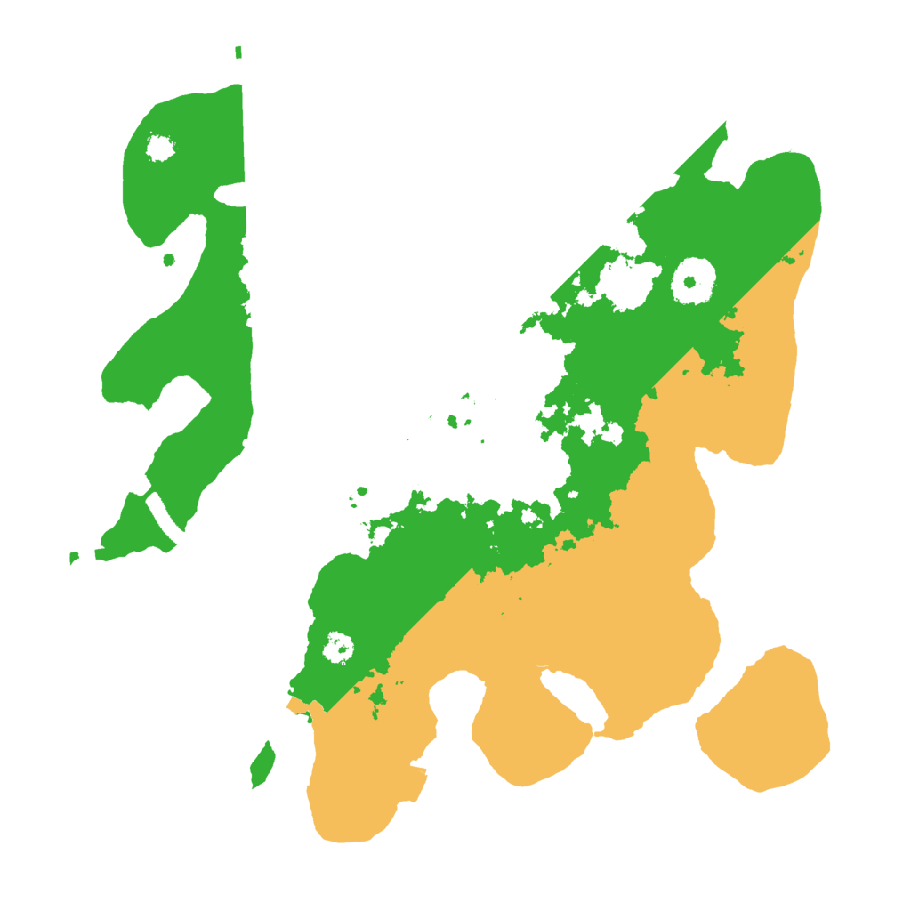 Biome Rust Map: Procedural Map, Size: 3000, Seed: 1595496758