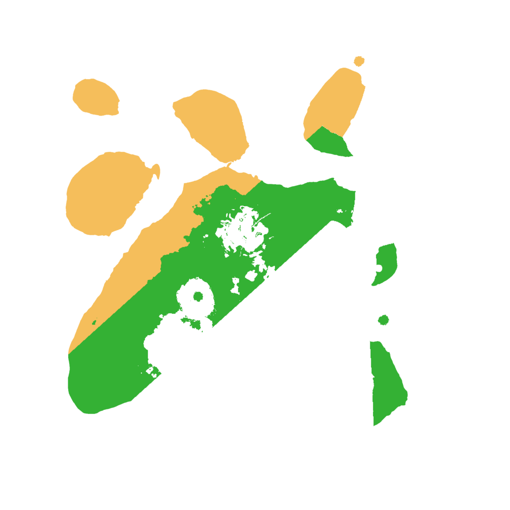 Biome Rust Map: Procedural Map, Size: 2000, Seed: 629163497