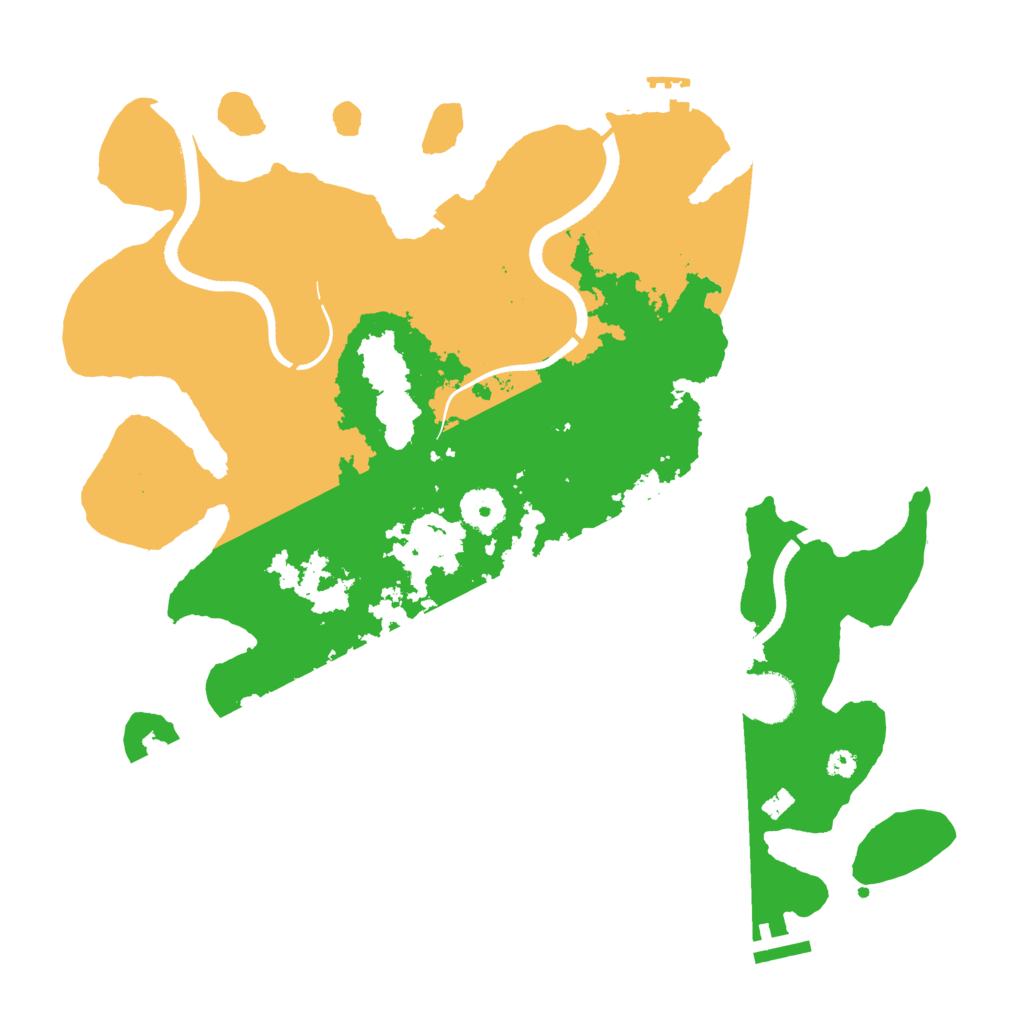 Biome Rust Map: Procedural Map, Size: 3600, Seed: 308