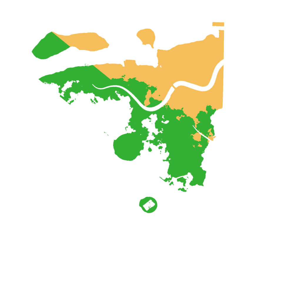 Biome Rust Map: Procedural Map, Size: 3000, Seed: 1146950672