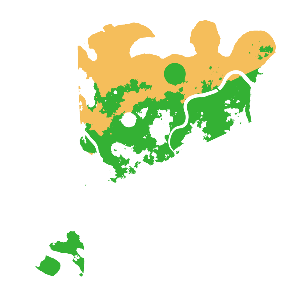 Biome Rust Map: Procedural Map, Size: 3700, Seed: 1113374652