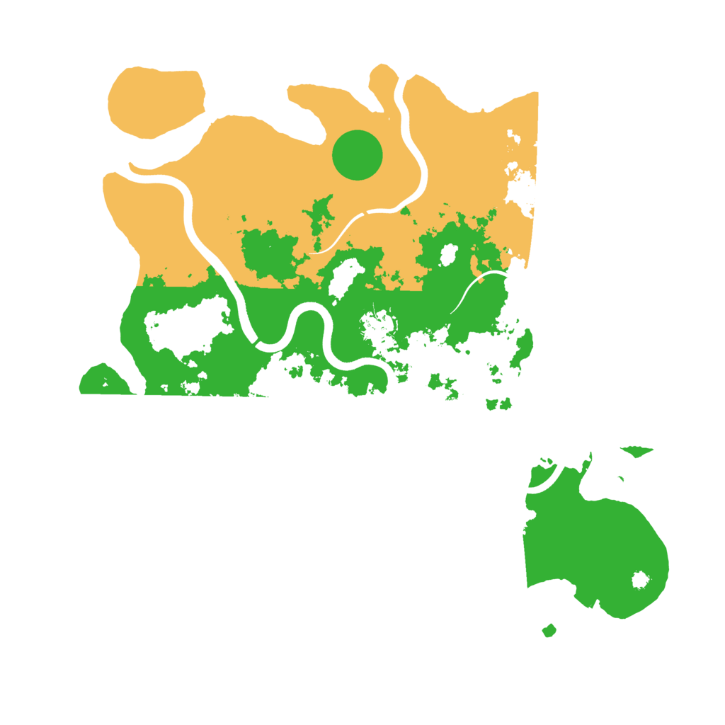 Biome Rust Map: Procedural Map, Size: 3800, Seed: 161