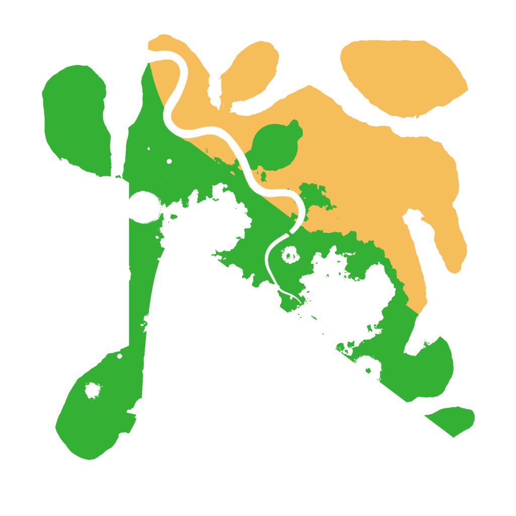 Biome Rust Map: Procedural Map, Size: 3000, Seed: 631431662