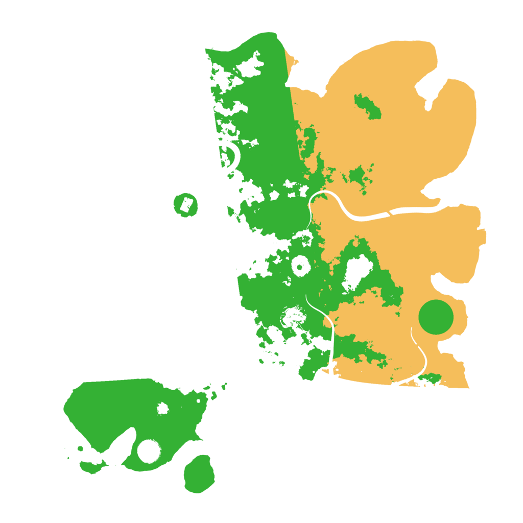 Biome Rust Map: Procedural Map, Size: 3950, Seed: 39500