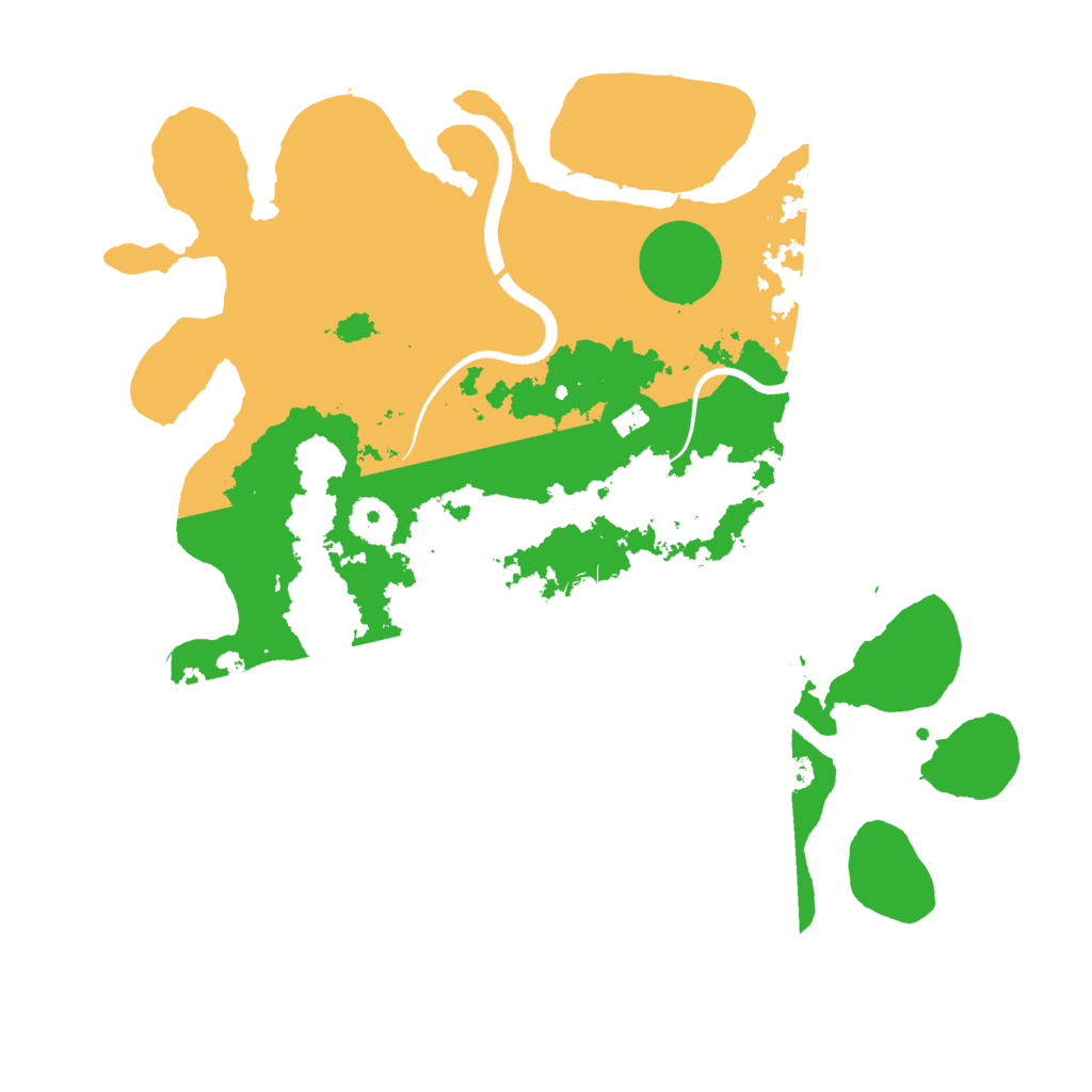 Biome Rust Map: Procedural Map, Size: 3500, Seed: 681296748