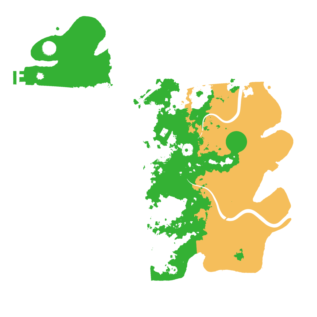 Biome Rust Map: Procedural Map, Size: 3950, Seed: 41000