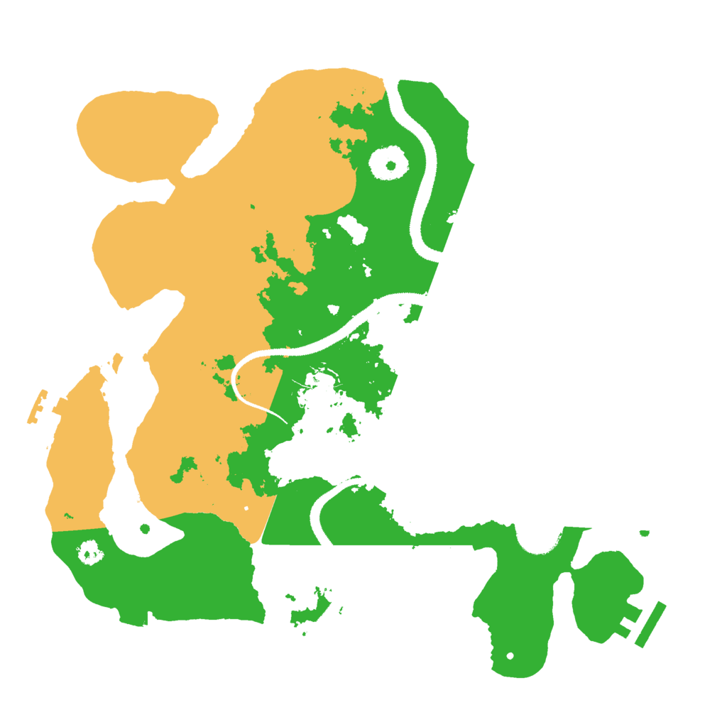 Biome Rust Map: Procedural Map, Size: 3000, Seed: 714084654