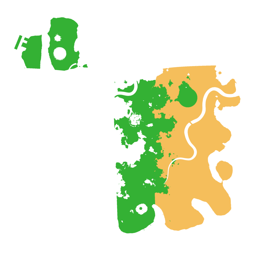 Biome Rust Map: Procedural Map, Size: 3500, Seed: 1948010820