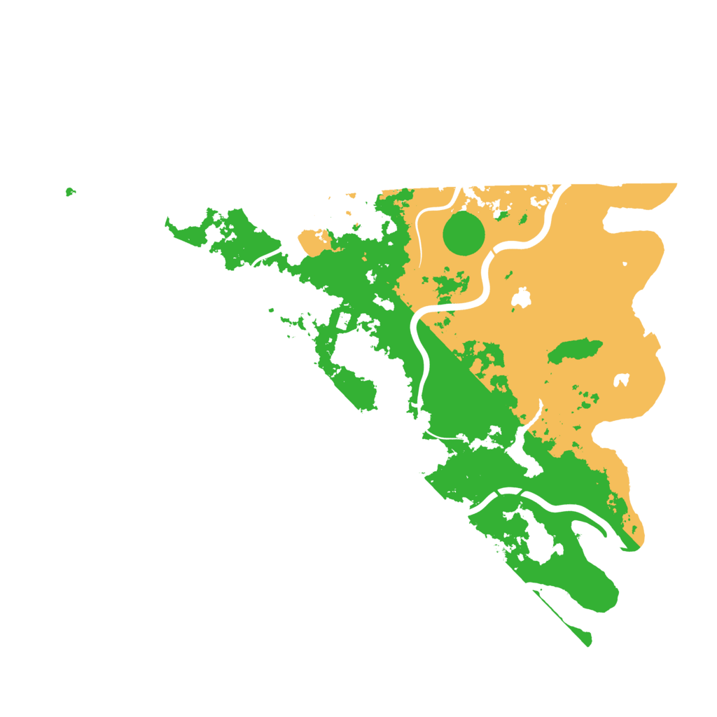 Biome Rust Map: Procedural Map, Size: 4500, Seed: 2067342453