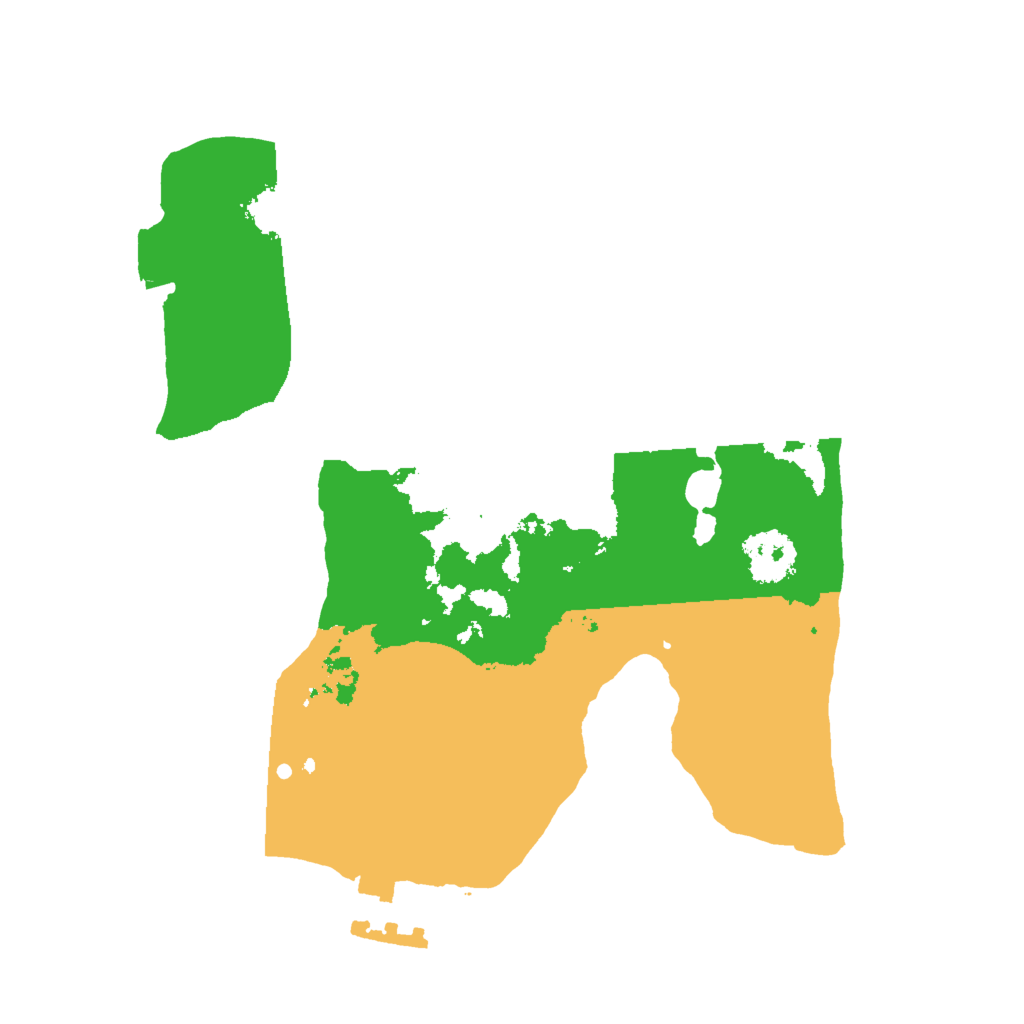 Biome Rust Map: Procedural Map, Size: 2000, Seed: 1992441305
