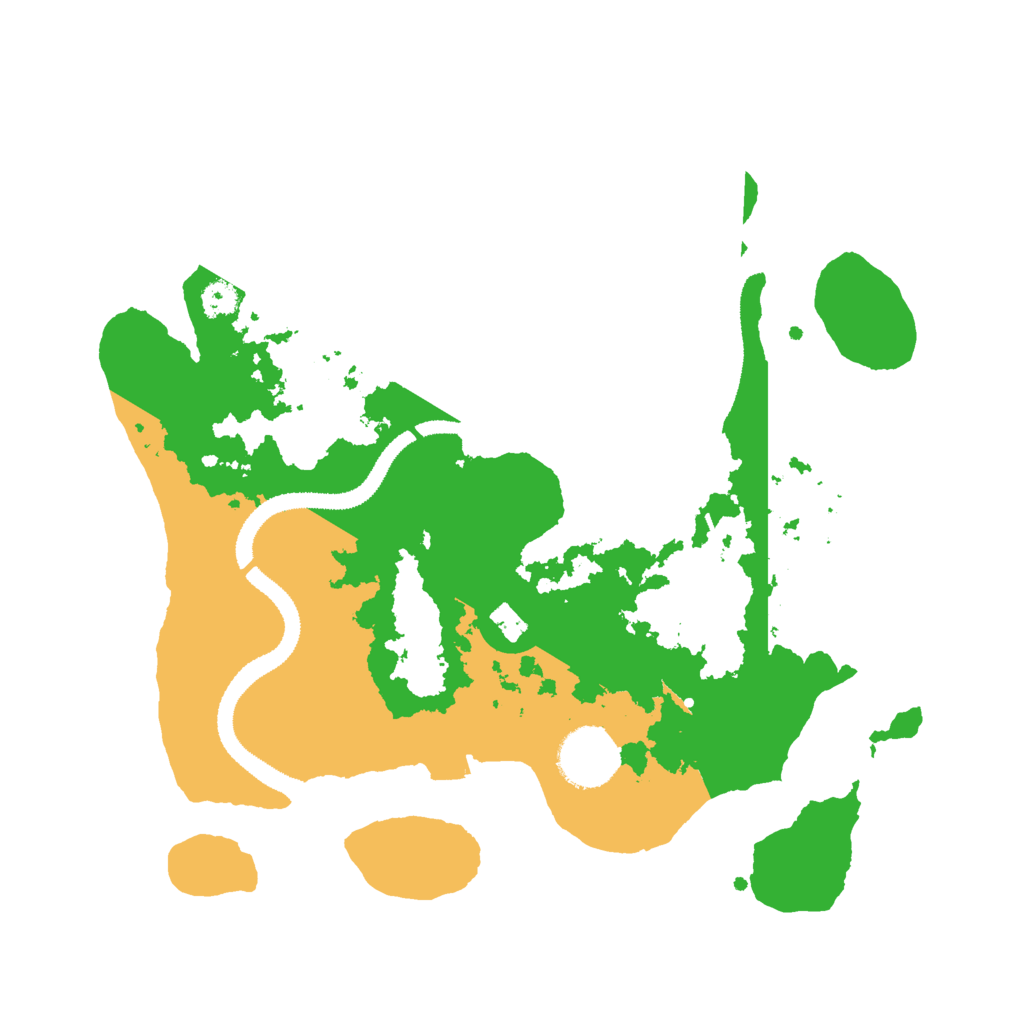 Biome Rust Map: Procedural Map, Size: 3000, Seed: 147898725