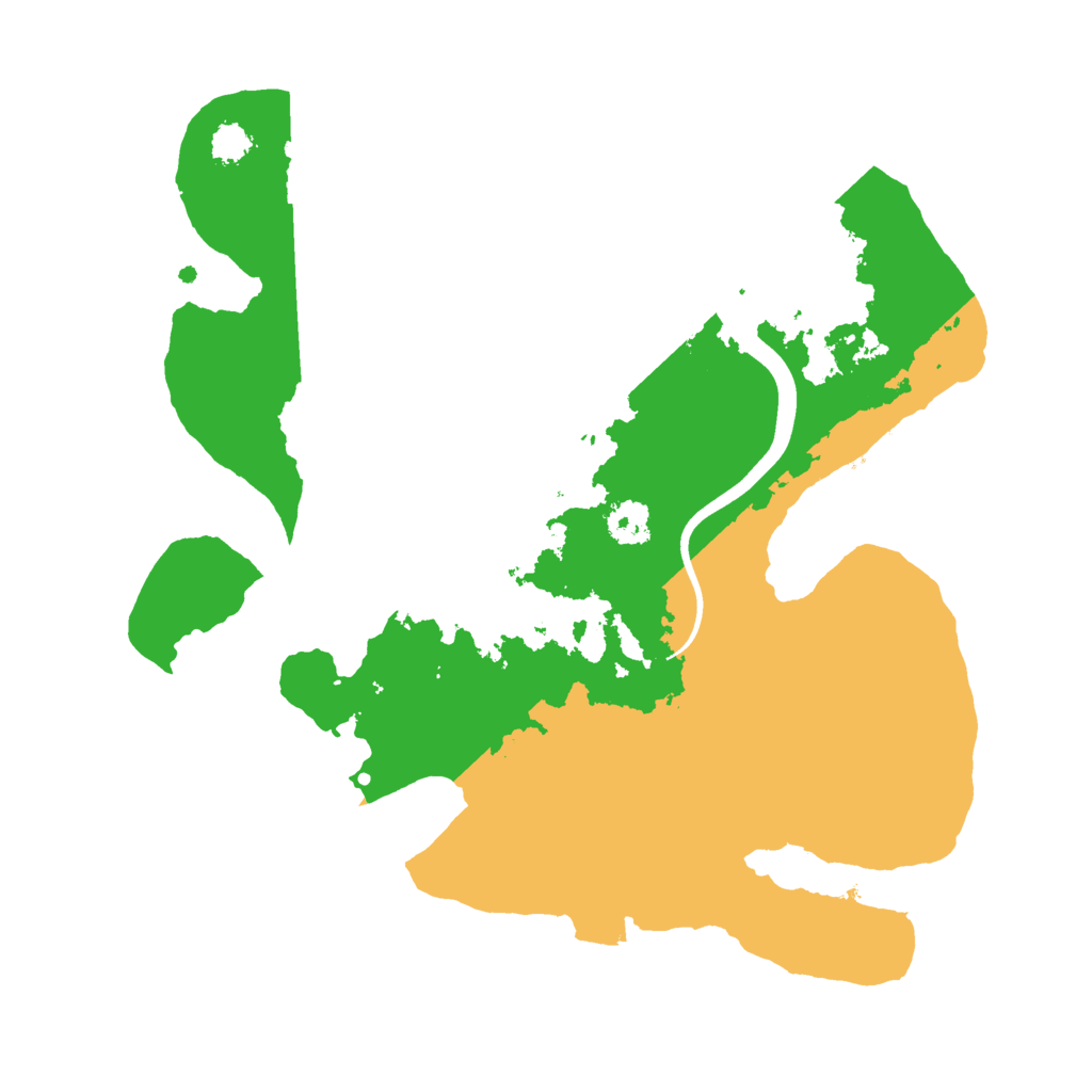 Biome Rust Map: Procedural Map, Size: 2500, Seed: 176583379