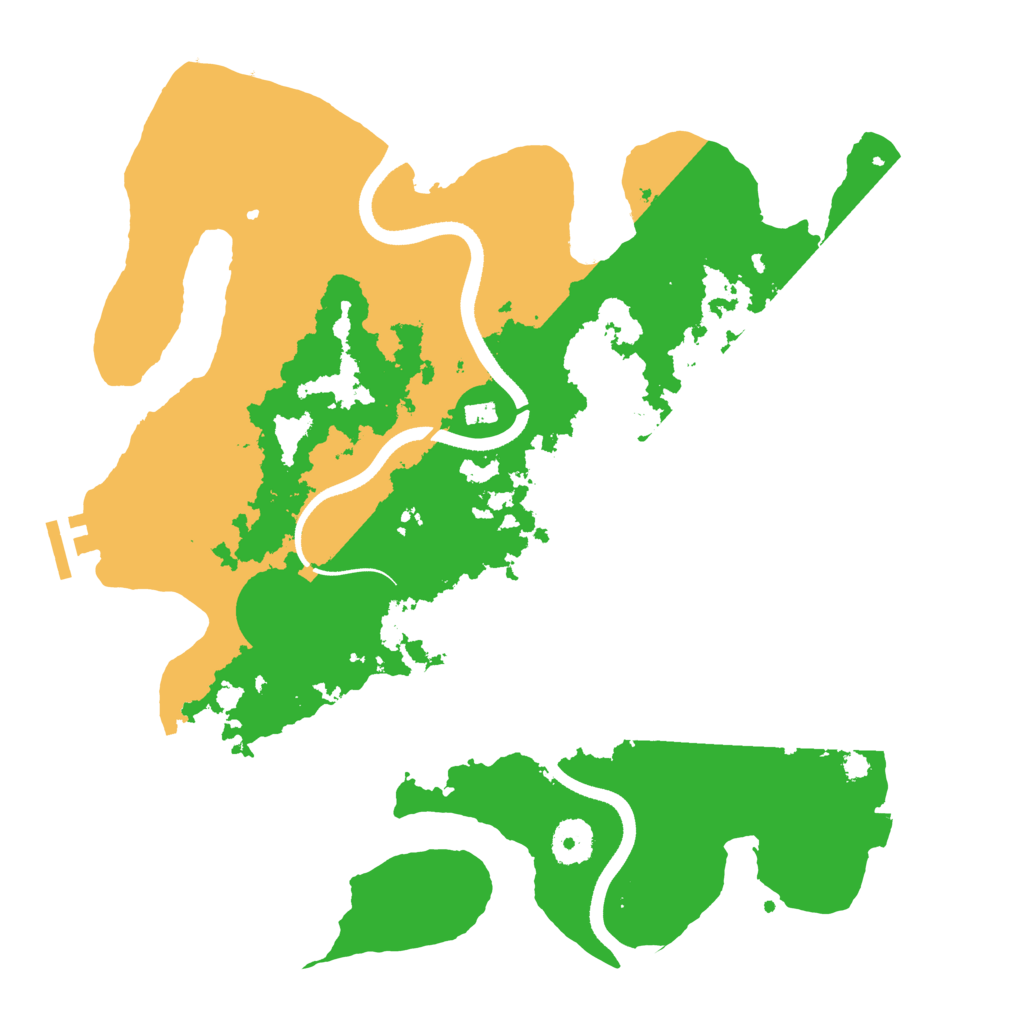 Biome Rust Map: Procedural Map, Size: 3500, Seed: 1705840296