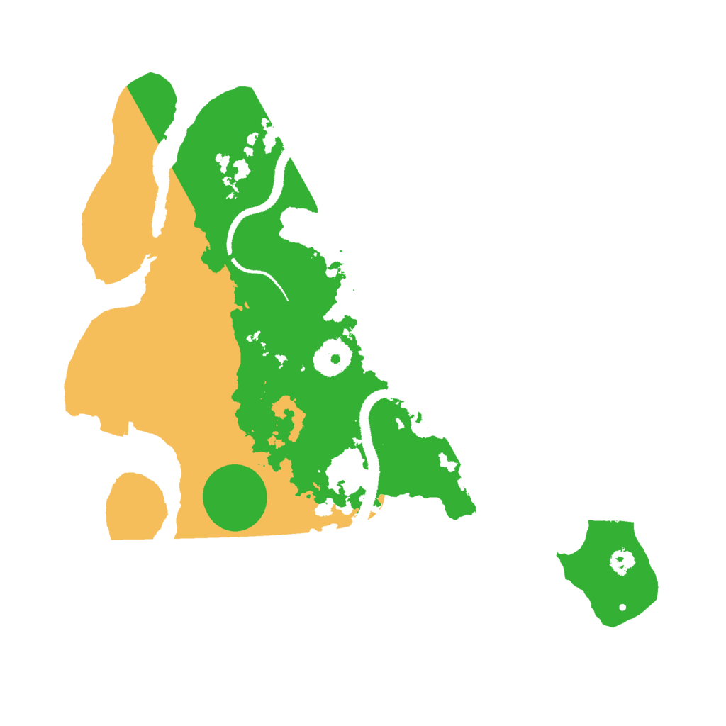 Biome Rust Map: Procedural Map, Size: 3000, Seed: 732372487