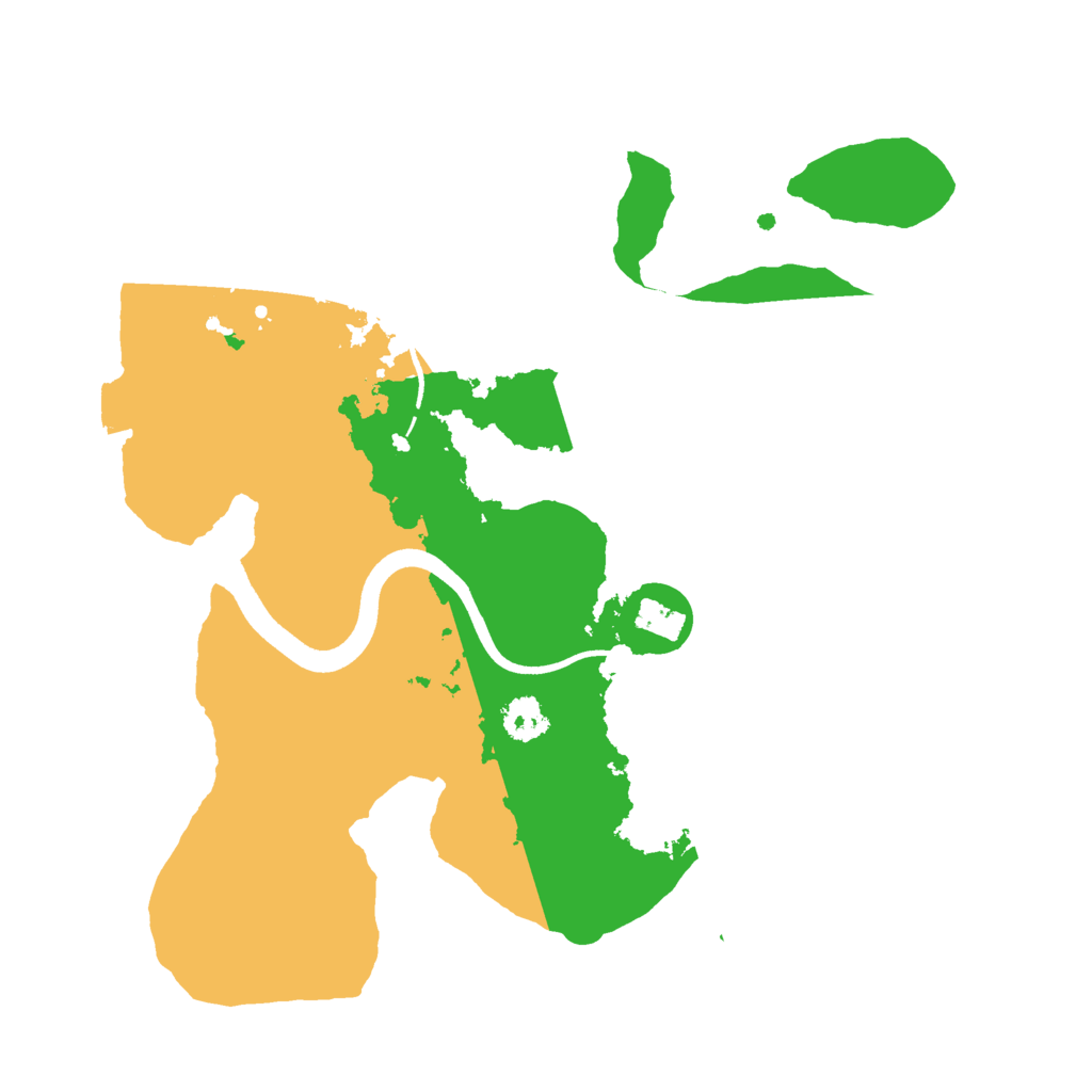 Biome Rust Map: Procedural Map, Size: 2500, Seed: 169819367