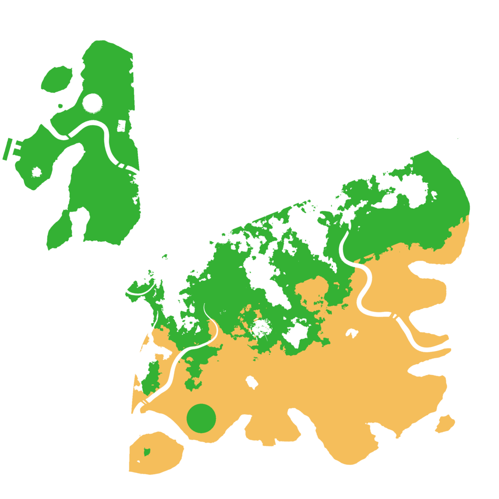 Biome Rust Map: Procedural Map, Size: 4500, Seed: 779580691
