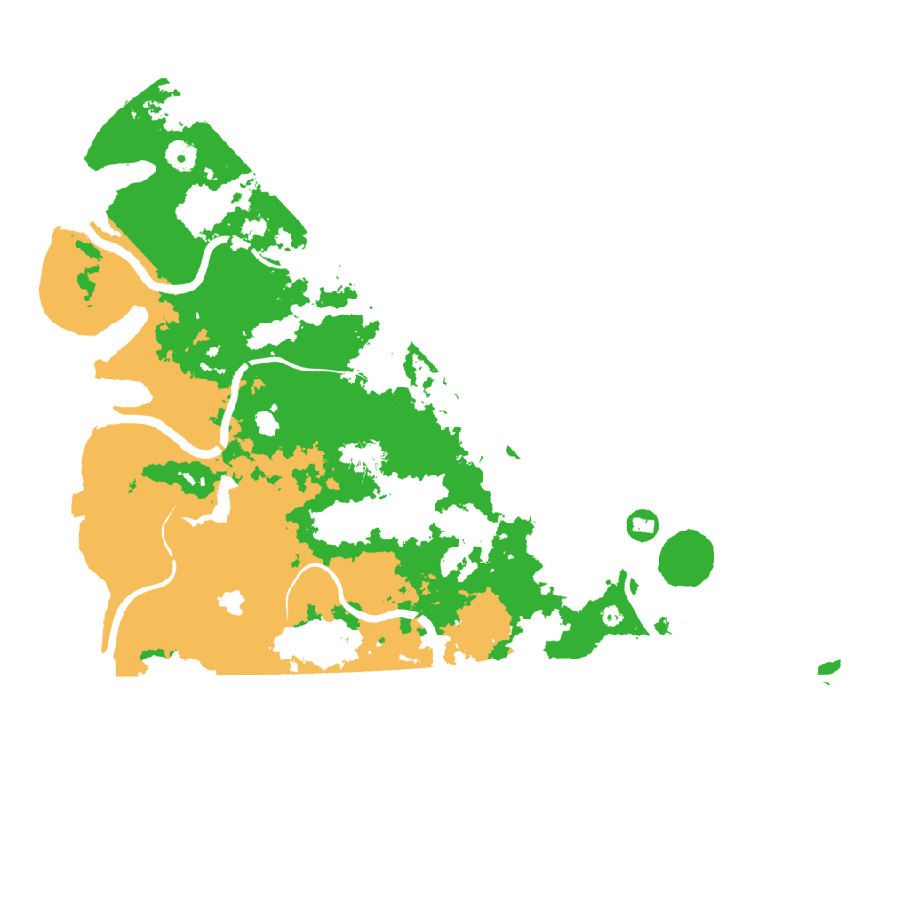 Biome Rust Map: Procedural Map, Size: 4500, Seed: 247957579