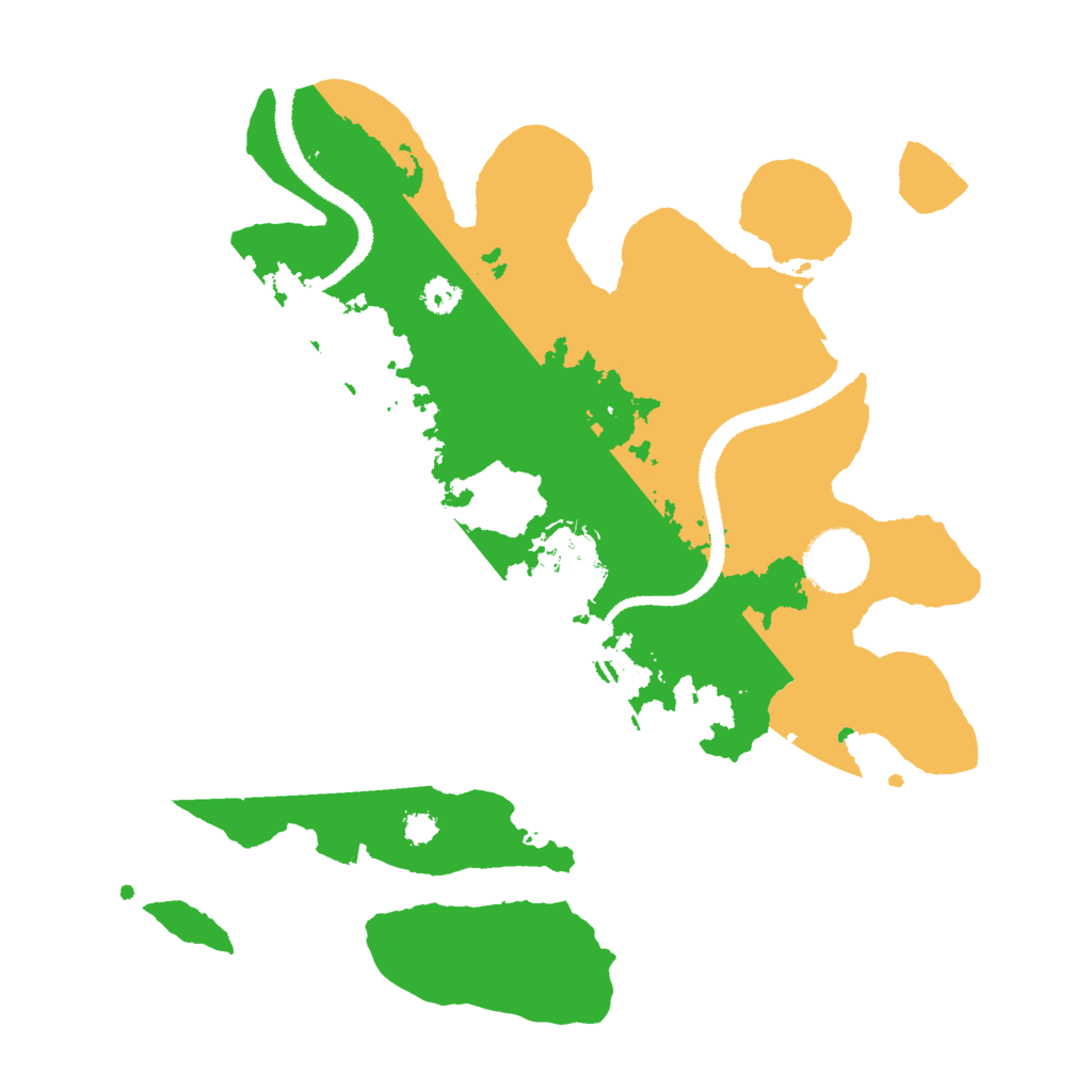 Biome Rust Map: Procedural Map, Size: 3000, Seed: 742212260