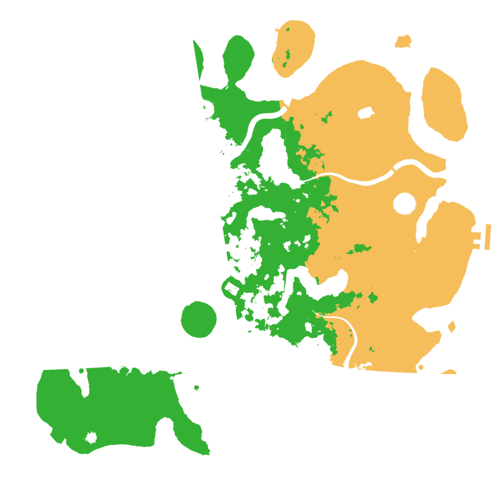 Biome Rust Map: Procedural Map, Size: 4000, Seed: 6694