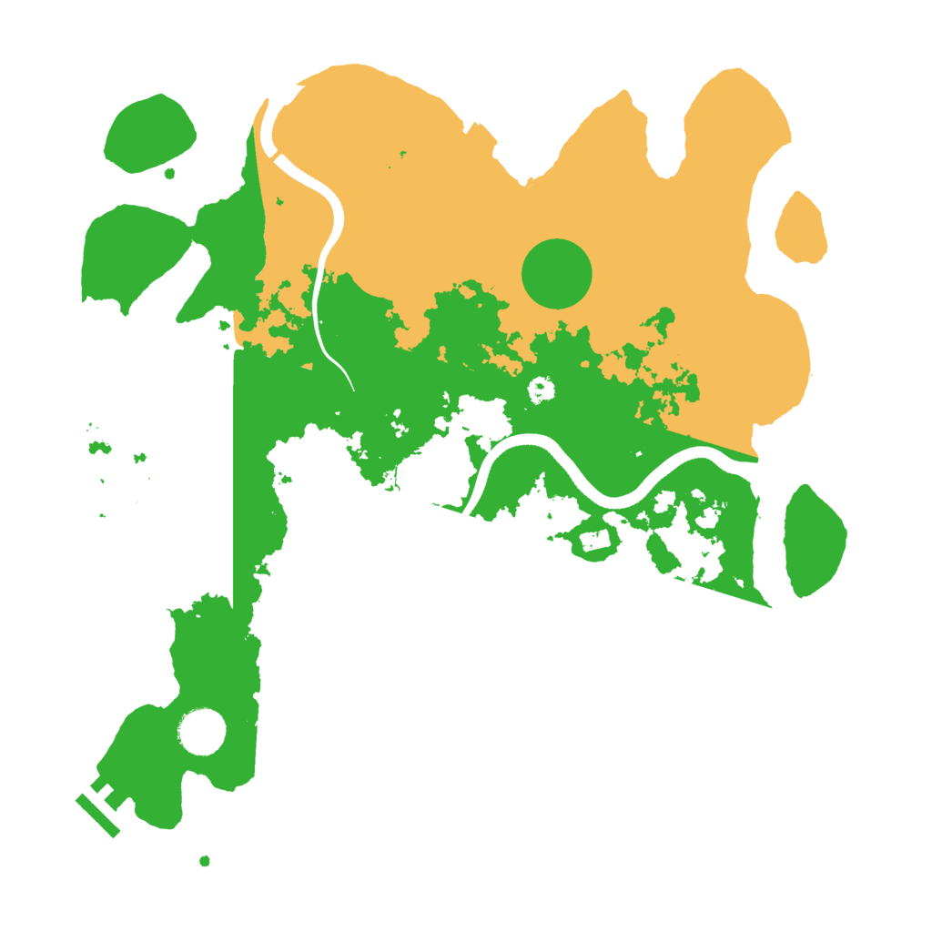 Biome Rust Map: Procedural Map, Size: 3500, Seed: 1314280138