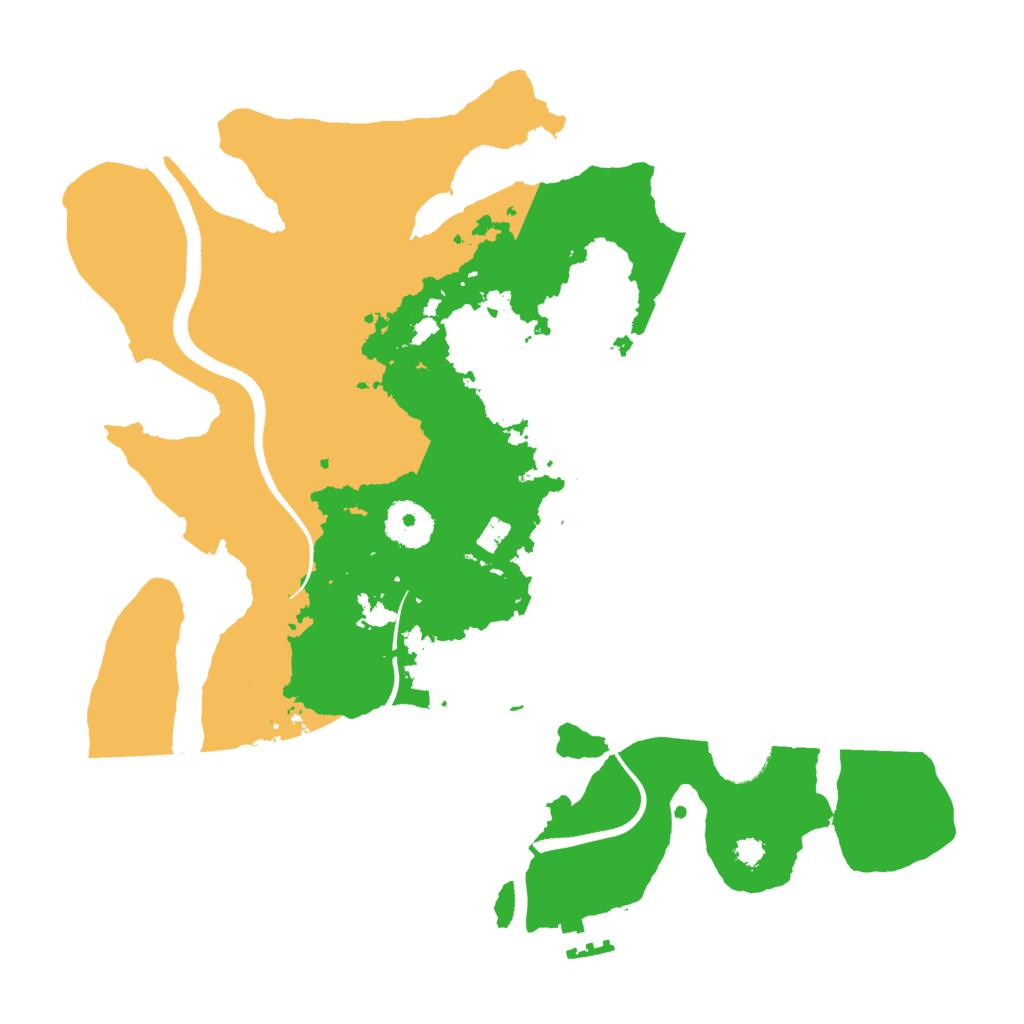 Biome Rust Map: Procedural Map, Size: 3250, Seed: 1686095314