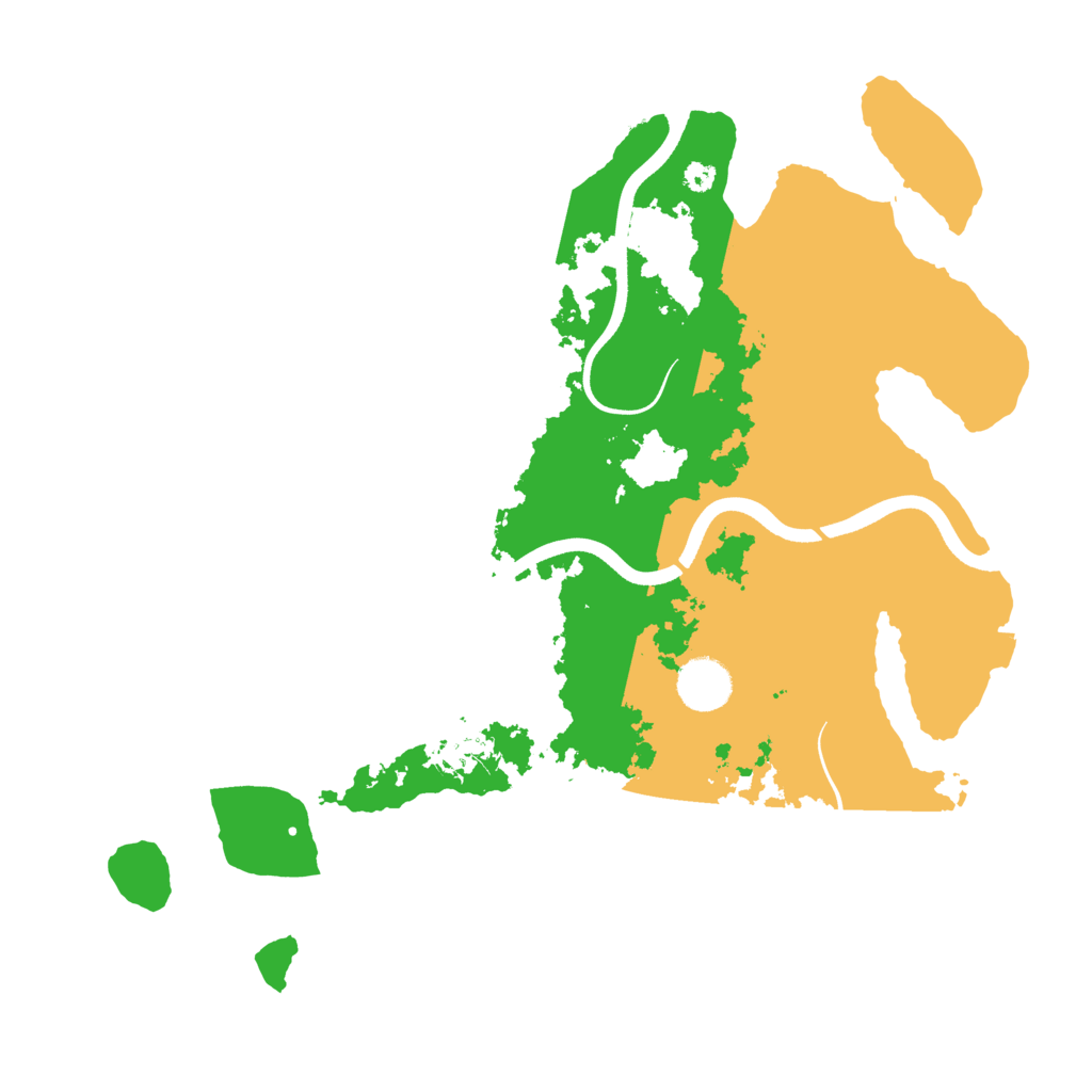 Biome Rust Map: Procedural Map, Size: 3600, Seed: 248120205