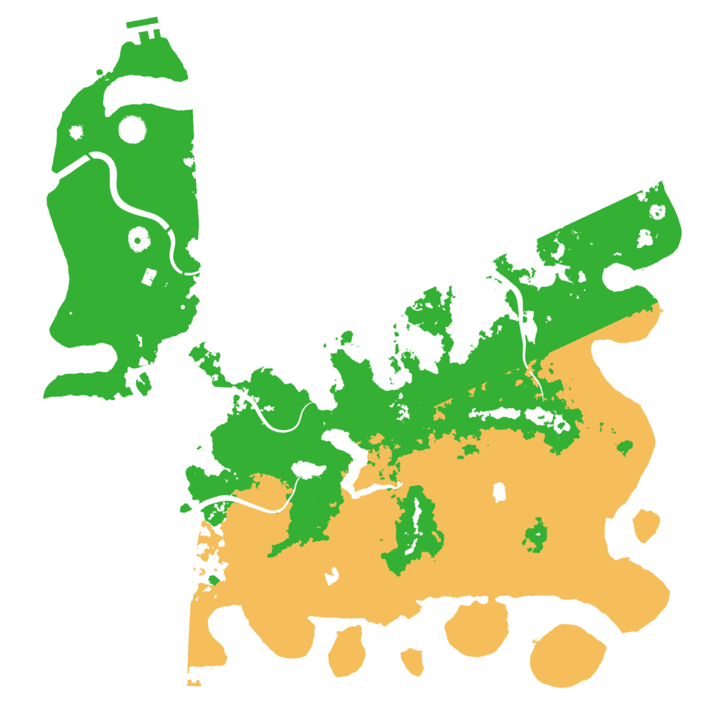 Biome Rust Map: Procedural Map, Size: 4600, Seed: 69504786