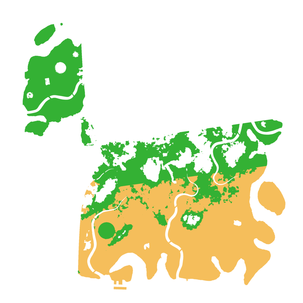 Biome Rust Map: Procedural Map, Size: 4800, Seed: 370127780